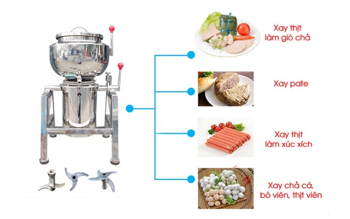 M&aacute;y l&agrave;m chả gi&ograve;: D&acirc;y chuyền l&agrave;m chả gi&ograve; chuy&ecirc;n nghiệp, hiện đại 