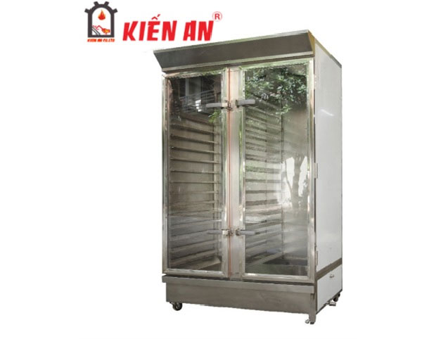 Thiết kế tiện lợi, th&ocirc;ng minh của tủ ủ bột 32 khay