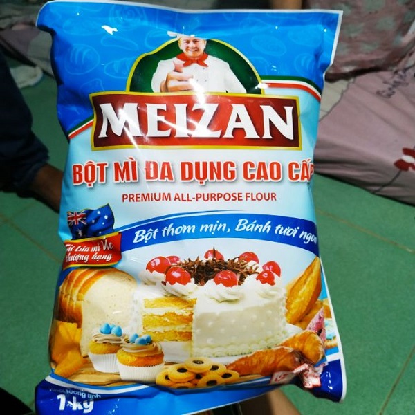 Bột m&igrave; da dụng l&agrave;m b&aacute;nh