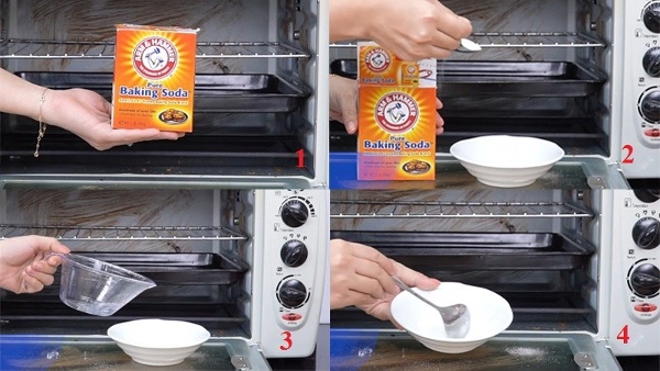 Dùng baking soda là cách vệ sinh lò nướng hiệu quả