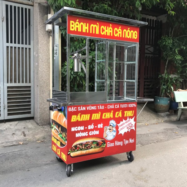 Tủ b&aacute;n b&aacute;nh m&igrave; chả c&aacute;