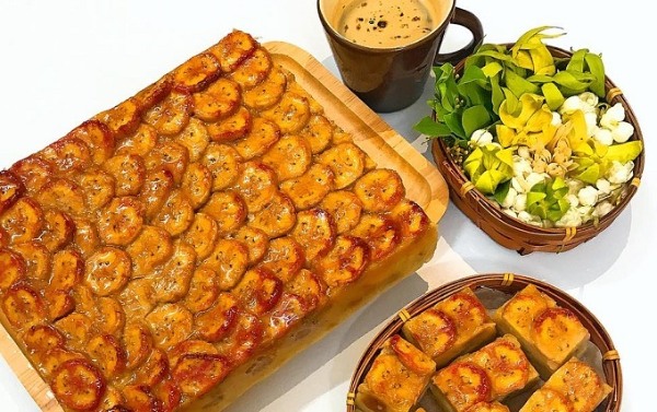 B&aacute;nh chuối nướng nước cốt dừa