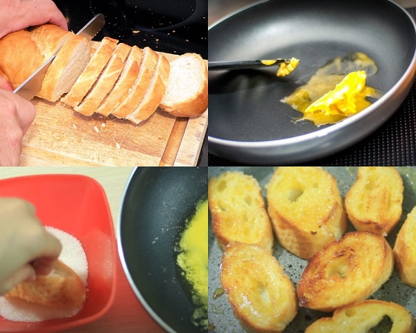 L&agrave;m b&aacute;nh m&igrave; sấy kh&ocirc; bằng chảo