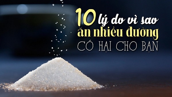 Tại sao đường thông thường lại có hại cho sức khỏe?