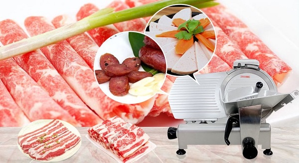 M&aacute;y cắt l&aacute;t thịt nguội gi&uacute;p cắt l&aacute;t đều - mỏng